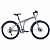 Велосипед FORWARD TRACER 26 2.0 disc (26"7 ск. рост 19" скл.) 2020-2021, серый/синий,